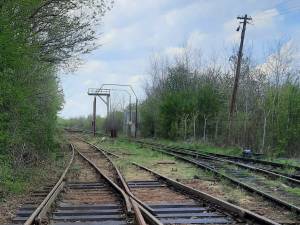 Cai ferate reparate in statia Vicsani, la intrarea din Ucraina