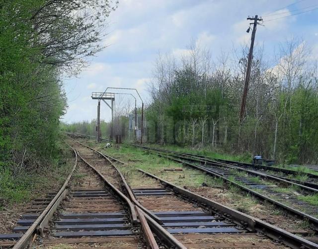 Cai ferate reparate in statia Vicsani, la intrarea din Ucraina