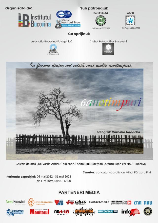 Expoziția de artă fotografică „6 anotimpuri” poate fi vizitată la Galeria de artă „Dr. Vasile Andriu”