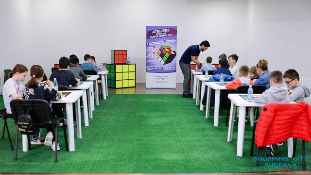 Ateliere de cub Rubik 3x3, la Shopping City Suceava