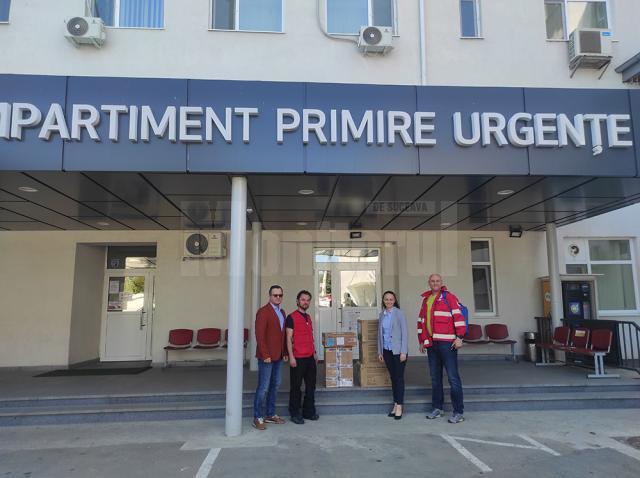 Donații către spitalele din Rădăuți, Fălticeni și Câmpulung Moldovenesc, din partea Crucii Roșii Suceava