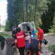 Bărbat mușcat de viperă, preluat de salvamontiști și ambulanțieri