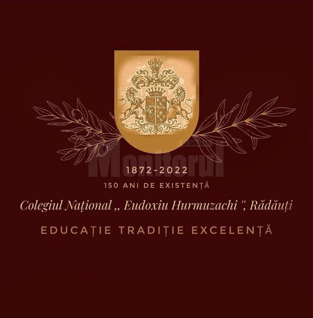 Logoul aniversar „CNEH 150”, creat de eleva Iulia Ghenici