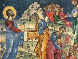 Înmulțirea celor cinci pâini și doi pești (Ioan 6, 5-14)