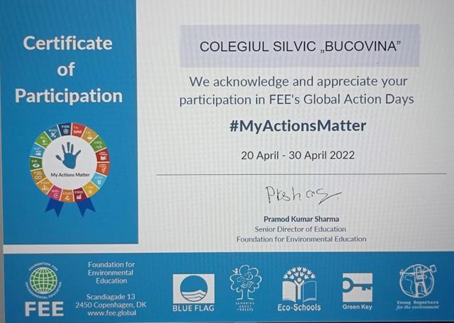 Colegiul Silvic „Bucovina”, activități la final de an școlar 2021-2022