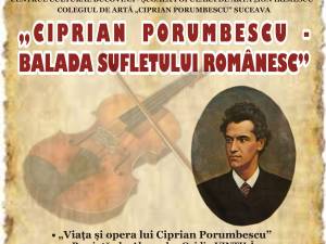 Manifestare omagială „Ciprian Porumbescu - Balada Sufletului Românesc”, vineri, la Biblioteca Bucovinei