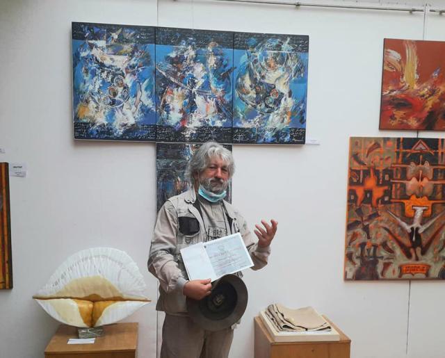 Pictorul Mihail Gavril, Cetăţean de Onoare al Municipiului Fălticeni