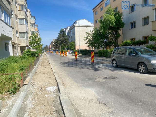 Durata de realizare a lucrărilor de pe strada Amurgului, care traversează Cuza Vodă II dintr-o parte în alta, este estimată la două luni