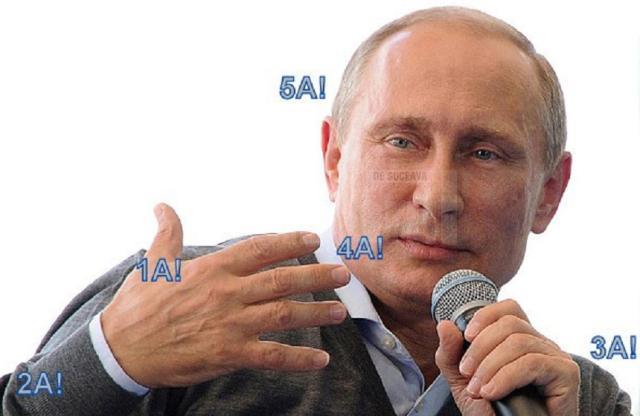 Limbajul corporal al lui Putin