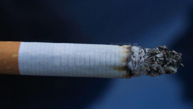 Bărbatul a aruncat țigara a aruncat-o fără să o stingă. Foto bzi.ro