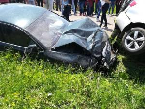 Accidentul s-a petrecut ziua în amiaza mare pe DJ 290, pe raza satului Nisipitu, comuna Ulma