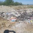 Depozitari de deșeuri pe malul drept al râului Suceava, comuna Bosanci
