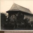 Imagine veche cu biserica Părhăuți