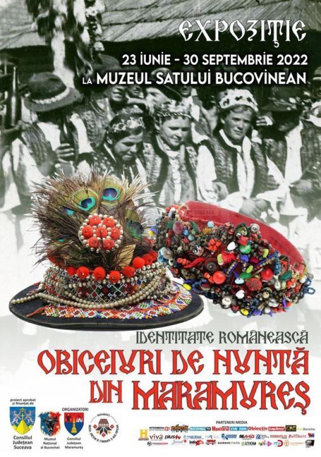 Expoziția „Identitate românească – obiceiuri de nuntă din Maramureș”, la Muzeul Satului Bucovinean