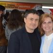 Cristian Mungiu şi organizatoarea manifestării, Teodora Gîlcă