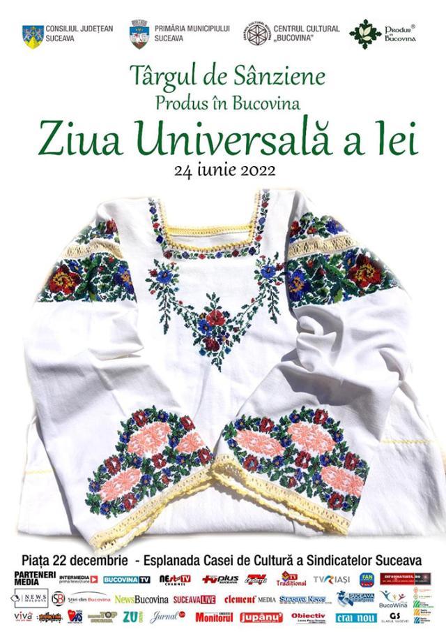 De „Ziua Universală a Iei”, expoziție de costume populare, în centrul Sucevei
