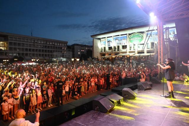 Peste 12.000 de spartiucipanți prezenți la concertele organizate in Centru, de Zilele Sucevei 2022 2