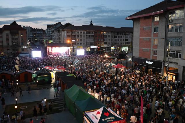 Record de participare la Zilele Sucevei, organizate în centrul municipiului