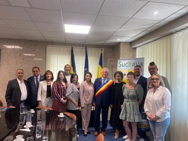 Delegații din orașele înfrățite Chișinău, Soroca, Karavas și Sosnowiec, primite la Zilele Sucevei 3