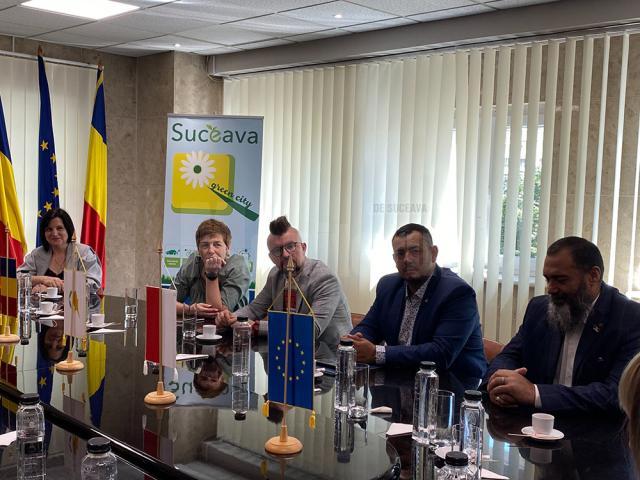 Delegații din orașele înfrățite Chișinău, Soroca, Karavas și Sosnowiec, la Zilele Sucevei