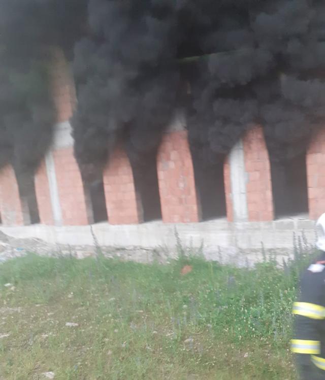 Incendiul de la stadionul din Putna