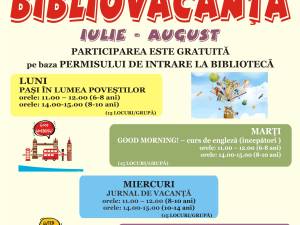 „Bibliovacanța”, program gratuit pentru elevi, la Biblioteca Bucovinei „I.G. Sbiera” Suceava