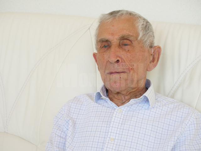 Veteranul Vasile Filote în preajma împlinirii vârstei de 100 de ani