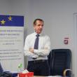 Managerul proiectului, prof. univ. dr. Mihai Covașă, decanul FMSB Prezentarea finală a realizărilor proiectului transfrontalier
