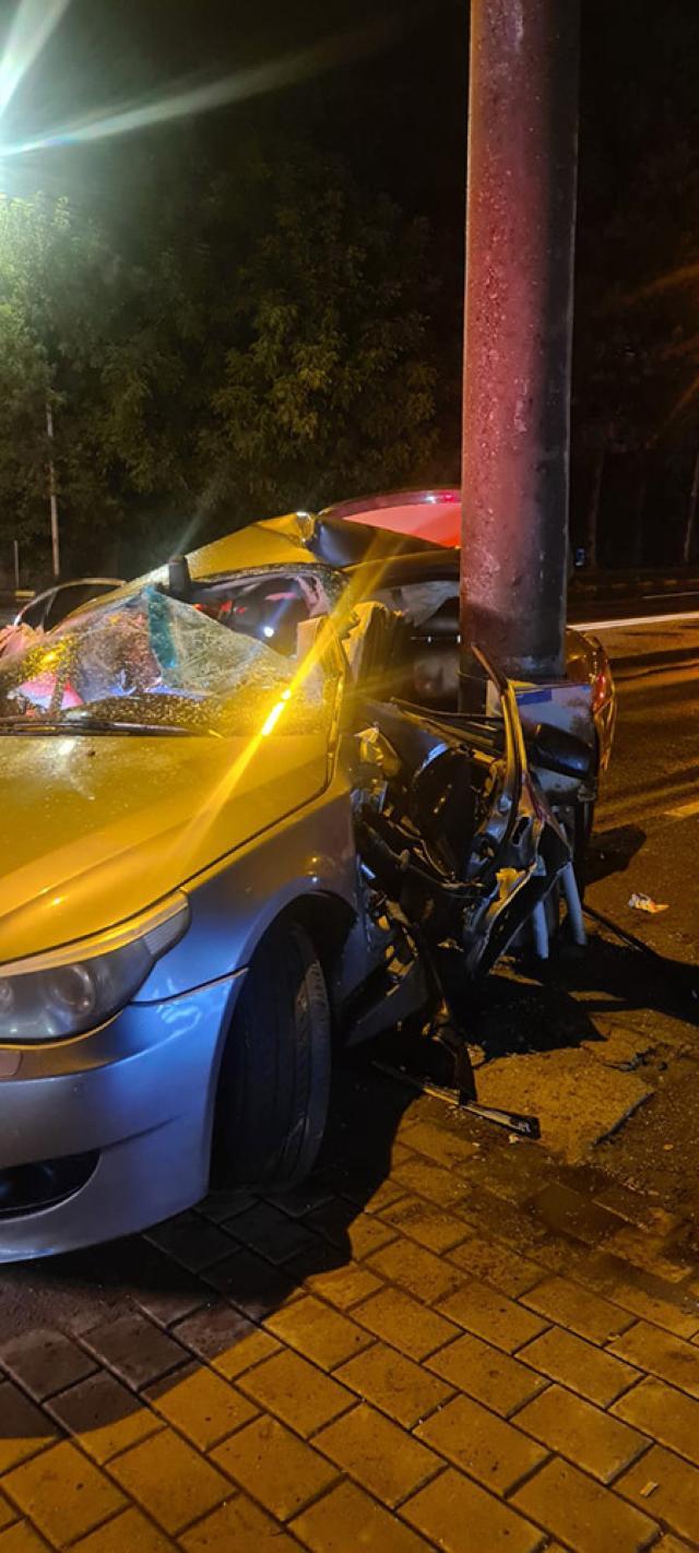 Accidentul s-a produs pe Calea Unirii