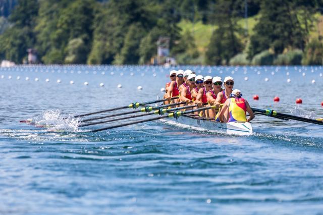 Echipajul 8+1 feminin a luat bronz la Cupa Mondială de la Lucerna