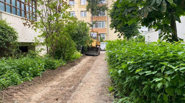 A fost reabilitată parcarea de pe str. Anastasie Crimca, din municipiul Suceava