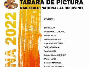 16 plasticieni, din țară și de peste hotare, în Tabăra de Pictură a Muzeului Național al Bucovinei