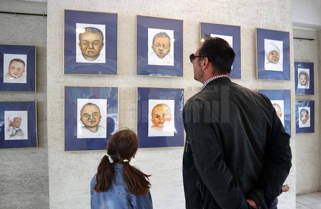 Chipuri de copii într-o nouă expoziţie semnată de pictorul Radu Bercea