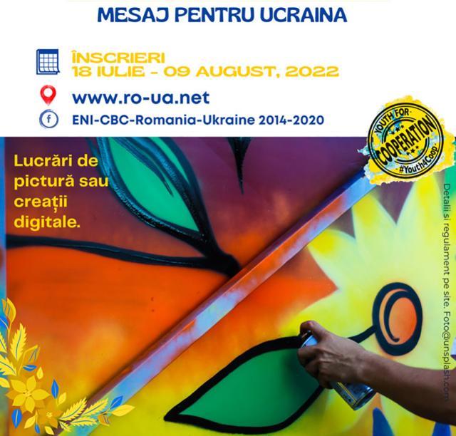 Concurs de lucrări pentru artă murală - „Mesaj pentru Ucraina”