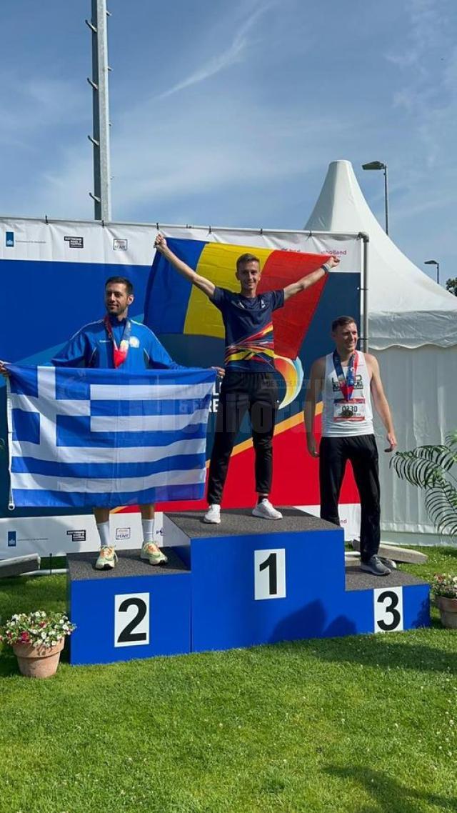 Laurențiu Constantin Țâmpău, campion mondial la atletism în competiția polițiștilor