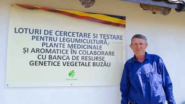 Vasile Mătrășoaie are o colaborare foarte bună cu Banca de Resurse Genetice Vegetale de la Buzău