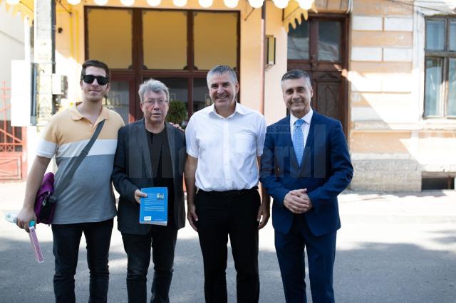 La Siret, cu Nimi și Noam Semel si primarul Adrian Popoiu