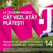 La Telekom Mobile, CÂT VEZI, ATÂT PLĂTEȘTI, cu o singură condiție: NELIMITAT se referă doar la beneficii, nu şi la preţ.