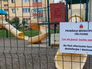 Locurile de joacă din Fălticeni vor fi închise pentru dezinfecţie şi dezinsecţie