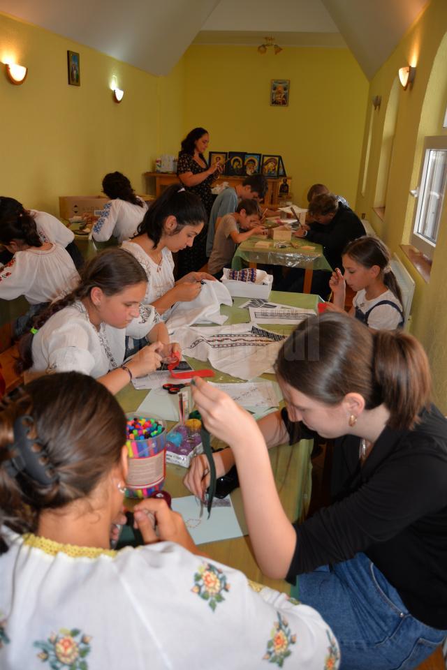 Școala de vară, la Parohia „Acoperământul Maicii Domnului” Suceava