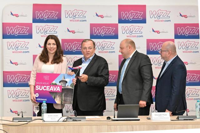 Compania Wizz Air a prezentat o serie de noutăți la CJ Suceava
