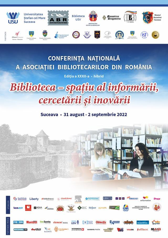 Conferința Națională a Bibliotecarilor din România, la Universitatea Suceava