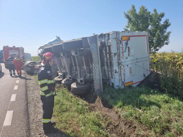 Accident fără victime pe E 85