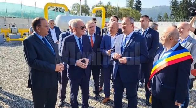 Inaugurarea magistralei de gaz metan Pojorâta - Vatra Dornei