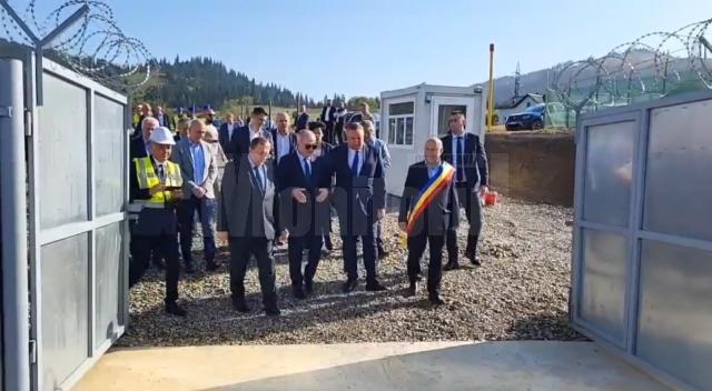 Inaugurarea magistralei de gaz metan Pojorâta - Vatra Dornei