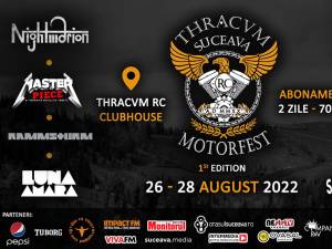 Prima ediție a Motorfest THRACVM RC Suceava, vineri și sâmbătă, pe strada Cernăuți 114
