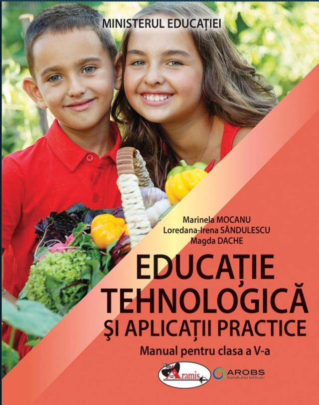 Manualul de Educație tehnologică, semnat de Marinela Mocanu, aprobat de Ministerul Educației