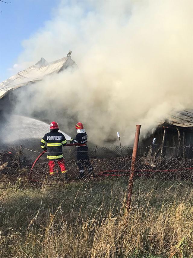 Casa unei bătrâne de 92 de ani, distrusă de un incendiu