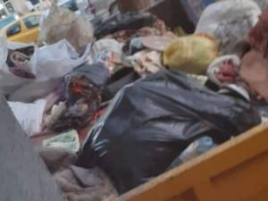 Peste 20 de metri cubi de gunoi a fost scos din apartamentul femeii