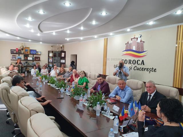 Primarul Sucevei, Ion Lungu, a fost la Soroca, oraș înfrățit cu municipiul reședință de județ, cu ocazia a două evenimente importante